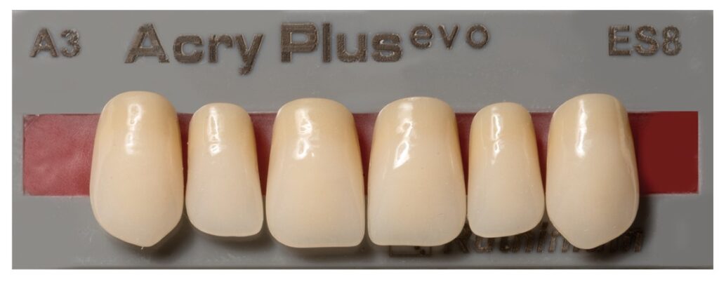 DENTI ACRYPLUS EVO INCISIVI SUPERIORI x6